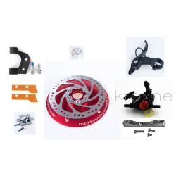 Monorim MD-MXR1 Pro rear disc brake kit for 350w/500w motor on Ninebot Max G30 scooter or similar Monorim - 2 
Install rear disc