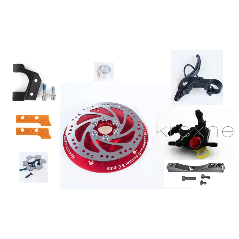 Monorim MD-MXR1 Pro rear disc brake kit for 350w/500w motor on Ninebot Max G30 scooter or similar Monorim - 2 
Install rear disc