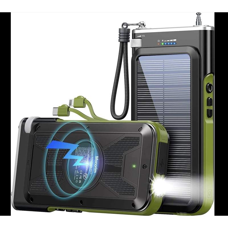 Lõpmatu aku juhtmevaba laadijaga Monorim PN W26 RADIO FM Monorim - 2 
Hankige oma 36800 mAh akupank, mis laeb kohe päikesevalgus