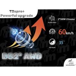 Monorim T2SPRO + 48v high performance electric scooter - 500w motor - 14.4ah battery Monorim - 4 Monorim T2SPRO + High Performan