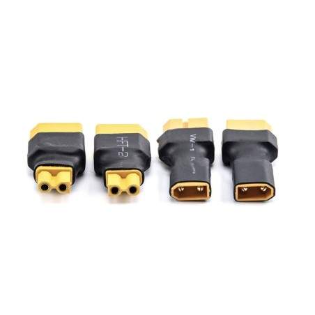 Adapter eller konverter fra XT60 til XT30 hun-han eller han-hun KROXNE - 5 Adapter eller konverter fra XT60 til XT30 hun-han ell