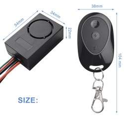 Uniwersalny alarm antykradzieżowy do hulajnogi elektrycznej Xiaomi, Ninebot, Segway, Dulatron, Kaabo, Vsett lub podobnych  - 5 U