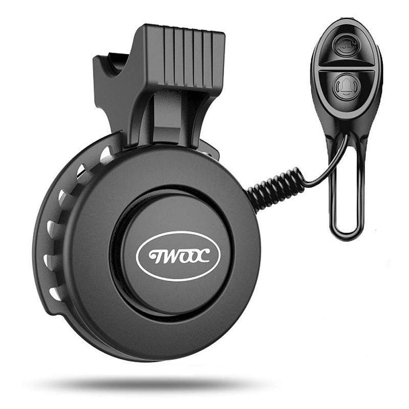 Campainha eletrônica à prova d'água com bateria embutida WOOD - 1  