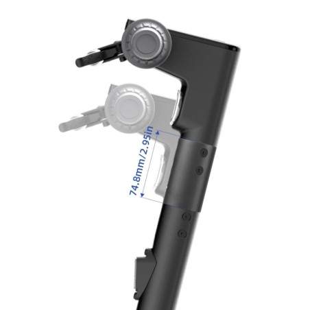 Extensor para aumentar a altura do guiador no Ninebot Max G30, G2, G65 ou similar. Segway - Ninebot - 1 Extensor para aumentar a