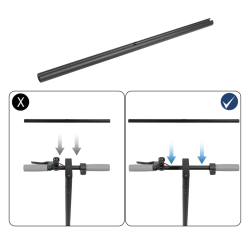 Levea ohjaustanko 52cm Xiaomi M365 Pro Essential 1S  - 2 
Sopivuus: 52cm ohjaustanko Xiaomi M365, Pro, Essential, 1S tai vastaav