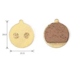 Tormoznyye kolodki dlya Segway F20, F25, F30, F40, D18, D28, D38 ili analogichnykh. Segway - Ninebot - 11 Tormoznyye kolodki dly