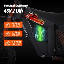 Monorim e-Moto Electric Wish007, 55 km/u, 1500 W motor, 21Ah accu, verstelbare hydraulische vering Monorim - 7 Monorim e-Moto El