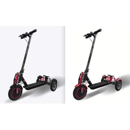 Monorim T0S Ultra x3Wheel variklis 350w baterija 7800mah greitis 30km/s Monorim - 4 Monorim T0S Ultra x3Wheel variklis 350w bate