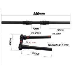 Skladnoy alyuminiyevyy rul' na 90 gradusov  - 17 Skladnoy alyuminiyevyy rul' na 90 gradusov
Udobnoye skladyvaniye rulya pod uglo