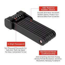 Kiváló minőségű anyagból készült lakat lopásgátló összecsukható mechanizmussal KROXNE - 6  