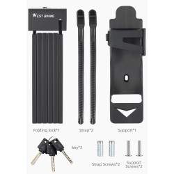 Kiváló minőségű anyagból készült lakat lopásgátló összecsukható mechanizmussal KROXNE - 9  