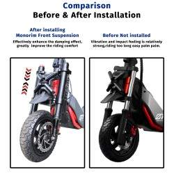 Priekine amortizacija Monorim-ZT3 Segway ZT3 Pro elektriniam paspirtukui - upgrade rinkinys Monorim - 7 
Suderinamumas: Monorim-
