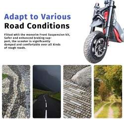 Sospensione anteriore per Monorim-ZT3 per monopattino elettrico Segway ZT3 Pro Monorim - 9  