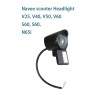Front light for Navee V25/V40/V50/V50i Pro/S40/S60/N65/N65i or similar - LED headlight Navee - 3 Fits Navee V25, V40, V50, V50i 
