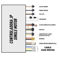 Kontroler dlya odnomotornoho elektrosamokata 48v / 52v 35a JP KROXNE - 2  