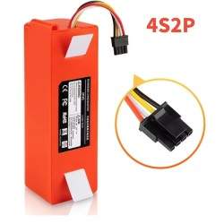 Bateria de substituição para aspirador robot Xiaomi 14,4 V para Xiaomi Roborock S55 S60 S65 S50 S51 S5 MAX S6 Xiaomi - 2  