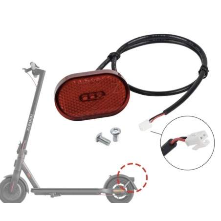 Zadniy fonar' na krylo Xiaomi Scooter Mi 4, Mi 4 Lite ili analogichnogo.  - 3 Zadniy fonar' na krylo Xiaomi Scooter Mi 4, Mi 4 L