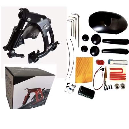 Monorim MXR1-GM zadnje vzmetenje z nosilcem registrske tablice in raztegljivim blatnikom za Ninebot Max Monorim - 25  






Zad