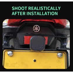 Sistem impermeabil de detectare a punctului mort (unghi de 130º) pentru scuter, bicicletă sau motocicletă KROXNE - 9  