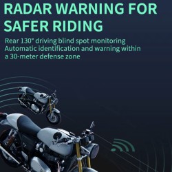 Vodootporan sustav za otkrivanje mrtvog kuta (kut od 130º) za skuter, bicikl ili motocikl KROXNE - 13  