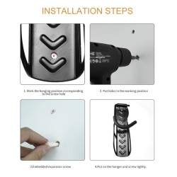 Fali tartó a Xiaomi M365, 1S, Pro2, M365 Pro vagy Ninebot Max G30 felfüggesztésére Xiaomi - 3  