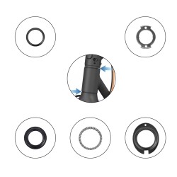 Kit diefthynsis kai roulement gia Segway Ninebot KickScooter F20 F25 F30 F40 D18 D28 D38 i paromoio Segway - Ninebot - 2 Symvato