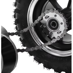 Zestaw do samodzielnej konwersji (2 silniki, kontroler i przepustnica) - Opony pneumatyczne - Gokart, Wózek inwalidzki KROXNE - 