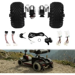 Kit metatropís DIY (2 kinitíres, elenktís kai nkázi) - Air Tires - Go Kart, Anapirikí karékla KROXNE - 7  
