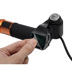 Komplekt dlya elektricheskogo trekhkolesnogo velosipeda (besshchetochnyy elektrodvigatel', kontroller, drossel'naya zaslonka) KR