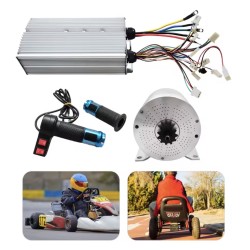 DC 60V/72V bezshchitkovyy elektrodvyhun DIY Kit z vysokoshvydkisnym kontrolerom dlya GoKart, velosypeda, skutera KROXNE - 8  