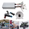 Kit de bricolage de moteur électrique sans balais DC 60 V/72 V avec contrôleur haute vitesse pour GoKart, vélo, scooter KROXNE -