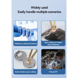 Ręczna spawarka punktowa H1 z 11 i H2 z 90 regulowanymi trybami do akumulatorów litowych KROXNE - 5  