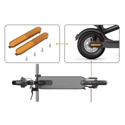 Catarifrangenti posteriori per Xiaomi Pro 2, 1S, Essential, Mi 3 o simili Xiaomi - 8  