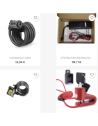 Hangsloten om uw elektrische scooter vast te binden.